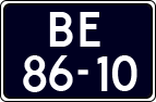 License plate of the Netherlands, Imported oldtimers (commercial vehicles)