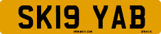 License plate of the United Kingdom, 2001 year system