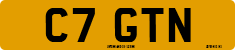 License plate of the United Kingdom, 1983 year system
