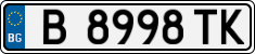 License plate of Bulgaria, Cars