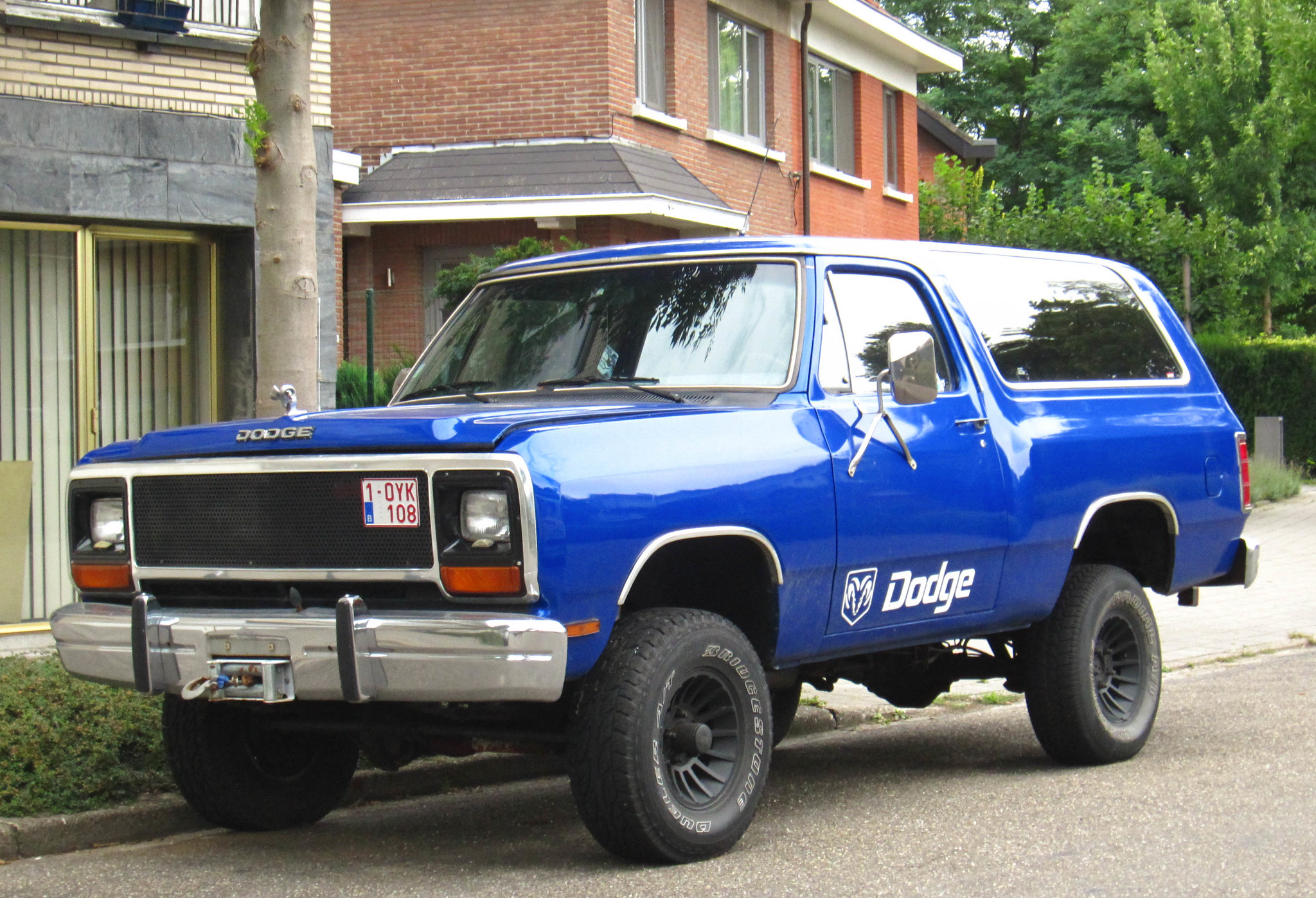 1-OYK-108, Dodge Ramcharger 2nd gen, 1981–1993 (–1996 for MX-market)