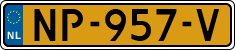License plate of the Netherlands, Cars