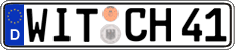 German license plate, Regular plates