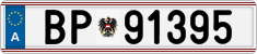 License plate of Austria, Official services and consulates
