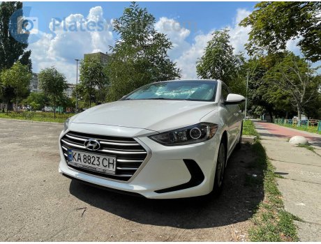 KA 8823 CH, Hyundai Elantra