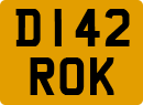 License plate of the United Kingdom, 1983 year system