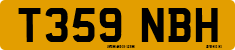 License plate of the United Kingdom, 1983 year system