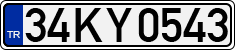 License plate of Turkey, Regular plates