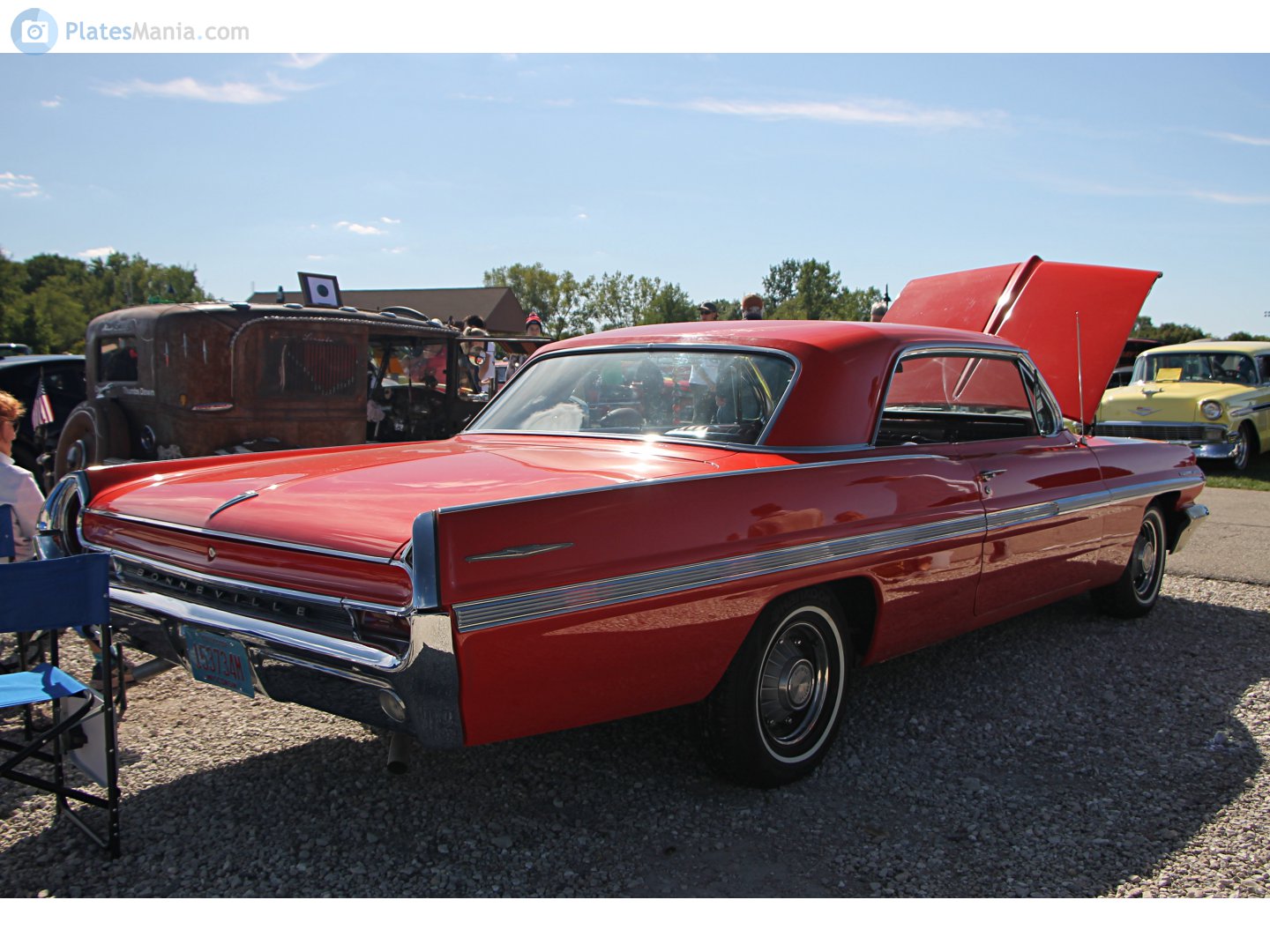 153734M, Pontiac Bonneville 3rd gen 1962 2-door Hardtop (2847; B-body), 1st facelift, 1961–1962