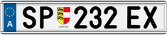 License plate of Austria, Regular plates