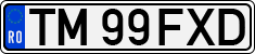 License plate of Romania, Regular plates