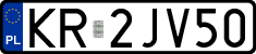 License plates of Poland, Regular car plates
