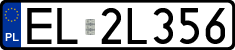License plates of Poland, Regular car plates