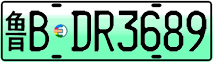 License plate of China, Electric vehicles