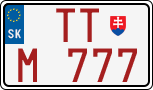 License plate of Slovakia, Dealer