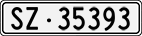 License plate of Switzerland, Cars
