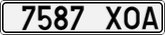 License plate of Mongolia, Cars
