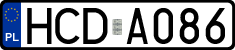 License plates of Poland, Authorities
