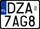 License plates of Poland, Regular car plates