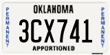 Oklahoma, Apportioned (1AB234)