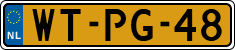 License plate of the Netherlands, Trailers