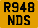 License plate of the United Kingdom, 1983 year system