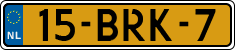 License plate of the Netherlands, Heavy Commercial Vehicles (1994 system)