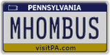 Pennsylvania, Vanity Plates