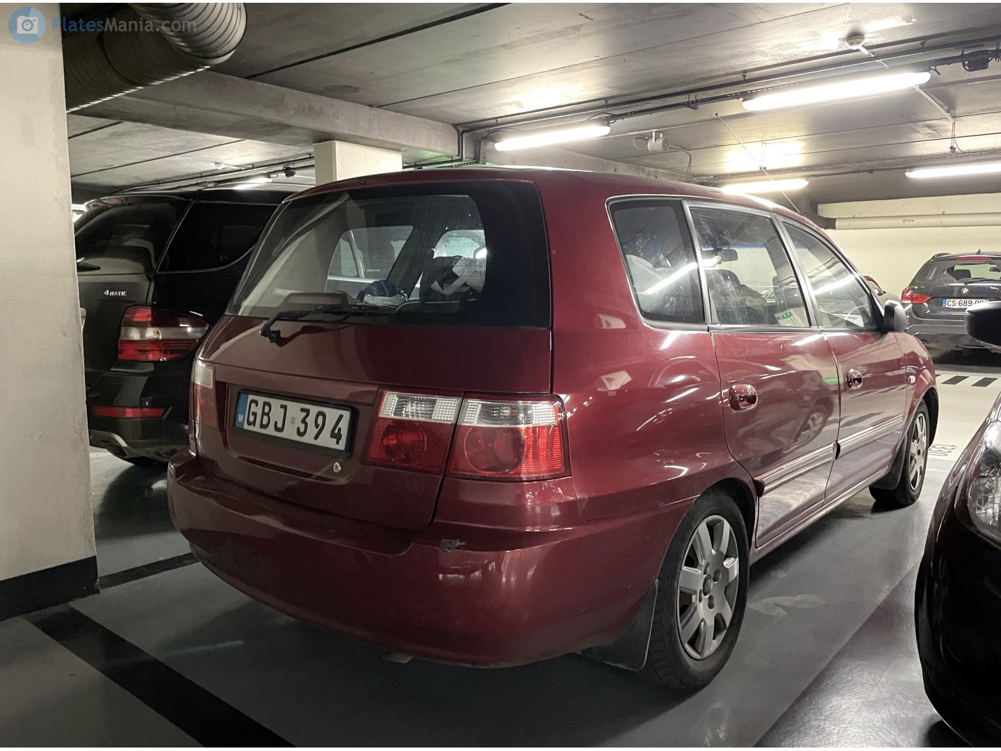 GBJ 394, Kia Carens 1st gen (RS), facelift, 2002–2006