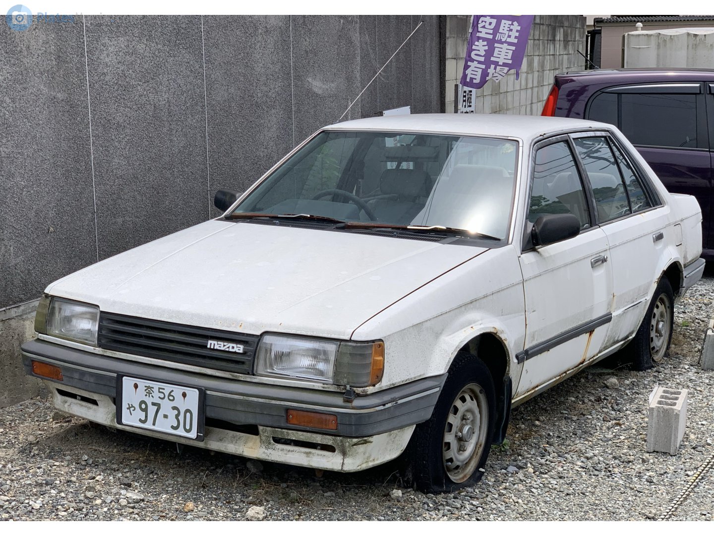 奈 56 や 9730, Mazda Familia 5th gen 3-door Hatch (BF), 1985–1989