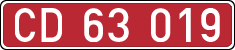 License plates of Spain, Diplomatic