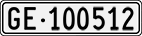 License plate of Switzerland, Cars