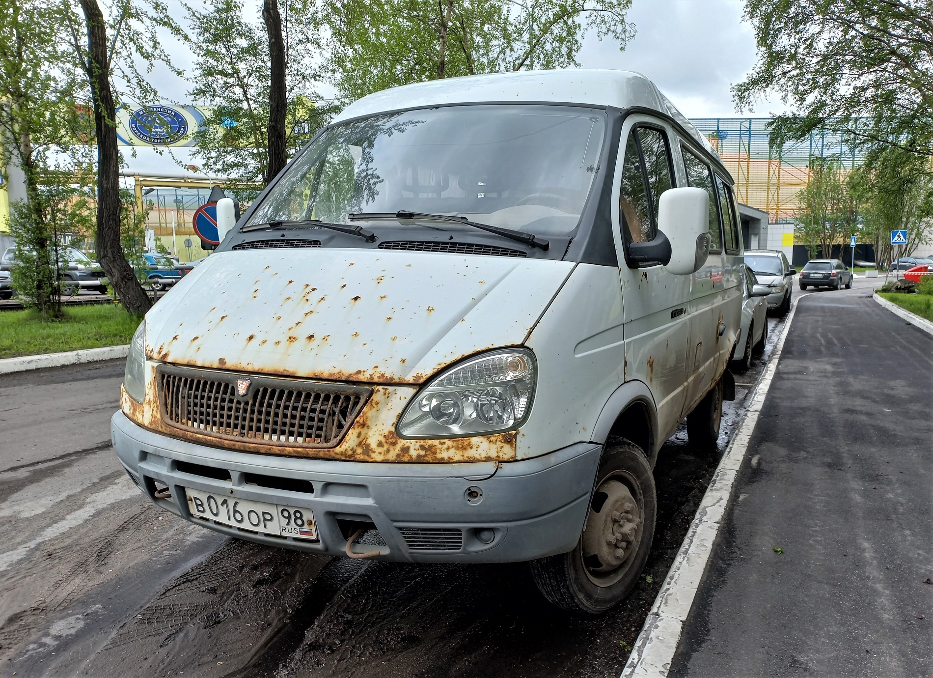 в 016 ор 98, GAZ 2705 ГАЗель 3-2705 Van, facelift, 2003–