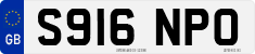 License plate of the United Kingdom, 1983 year system