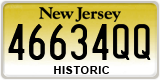 New Jersey, Historic (QQ12345 / 12345QQ)