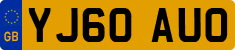 License plate of the United Kingdom, 2001 year system