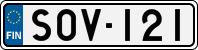 License plate of Finland, Cars