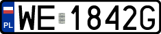 License plates of Poland, Regular car plates