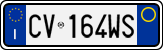 License plate of Italy, Cars (1994 year series)