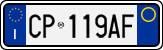 License plate of Italy, Cars (1994 year series)