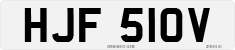 License plate of the United Kingdom, 1963 year system