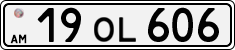 License plate of Armenia, Private owners