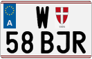 License plate of Austria, Regular plates