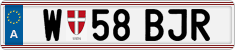License plate of Austria, Regular plates