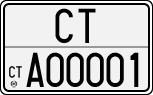 License plate of Italy, Cars (1927 year series)