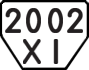 License plate USSR, Trailers (1977)