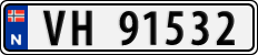 License plate of Norway, Cars