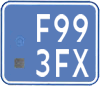 License plate of the Netherlands, Scooters