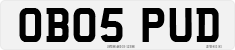 License plate of the United Kingdom, 2001 year system