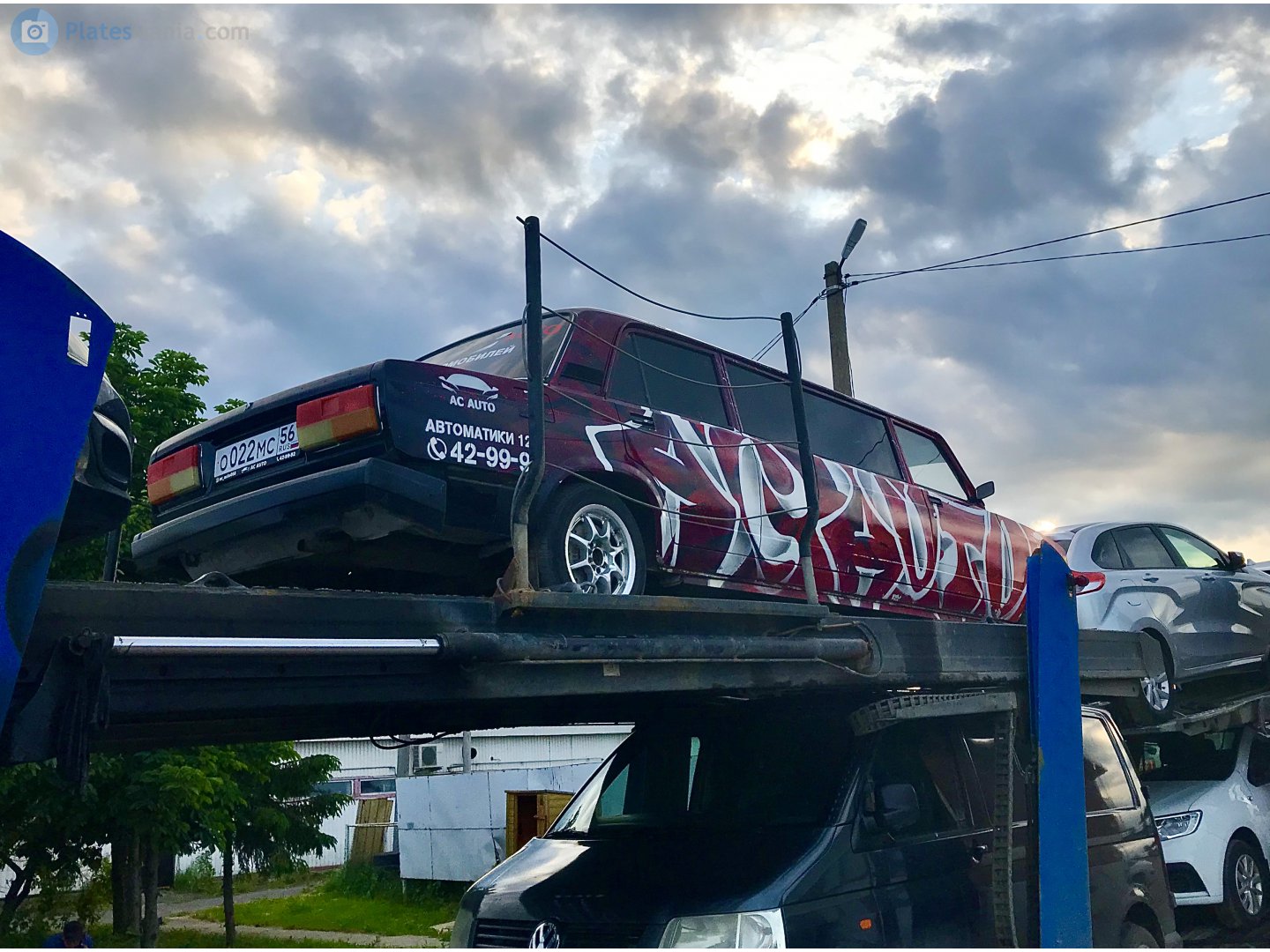 о 022 мс 56, Lada (VAZ) 2107 Жигули (Nova / Riva / Signet / 1500), 1982–2014